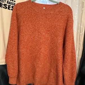 Women's Coral Turtleneck Sweater